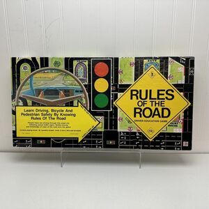 Vintage Board Game 1977 Rules Of The Road By Cadaco 100% Complete.